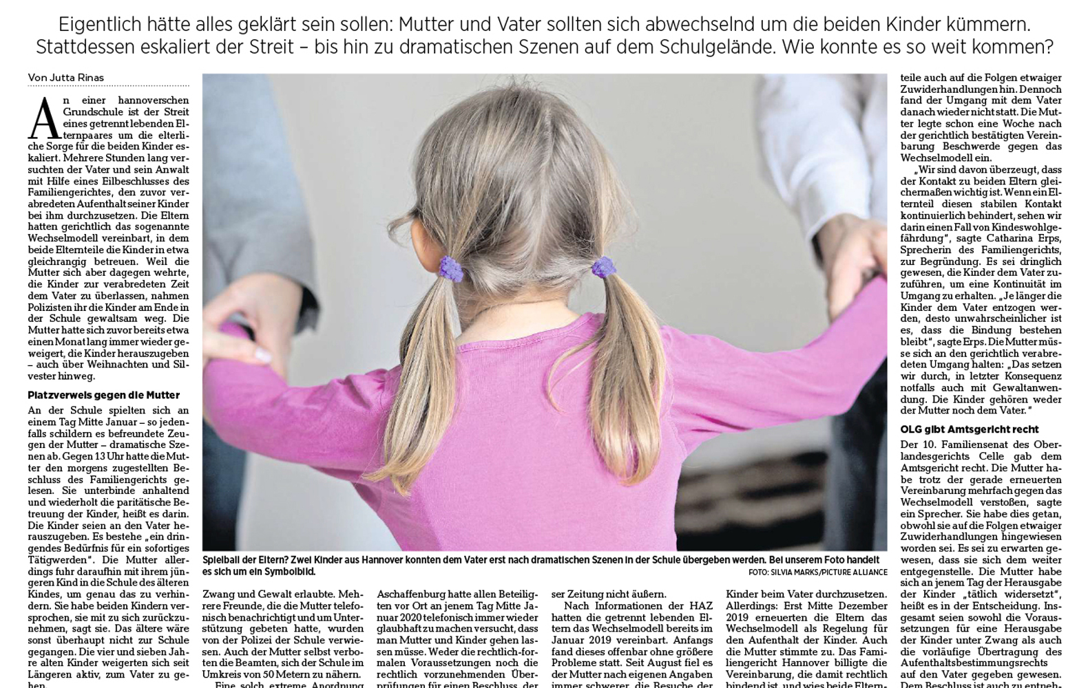 HAZ Polizei nimmt Mutter die Kinder in Schule weg Wechselmodell HAZ Polizei nimmt Mutter die Kinder in Schule weg Wechselmodell